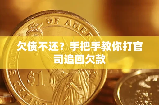 武汉欠债不还？手把手教你打官司追回欠款