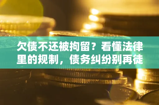 武汉欠债不还被拘留？看懂法律里的规制，债务纠纷别再徒劳奔波