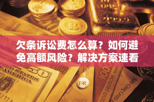 武汉欠条诉讼费怎么算？如何避免高额风险？解决方案速看！