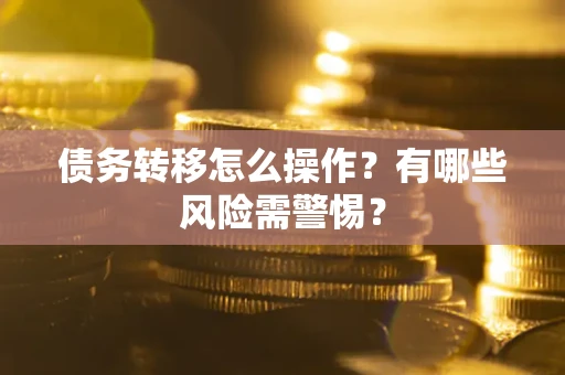 武汉债务转移怎么操作？有哪些风险需警惕？