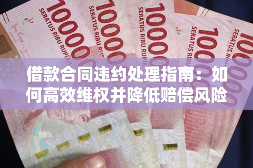武汉借款合同违约处理指南：如何高效维权并降低赔偿风险？