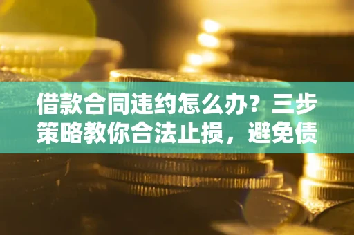 武汉借款合同违约怎么办？三步策略教你合法止损，避免债务危机升级
